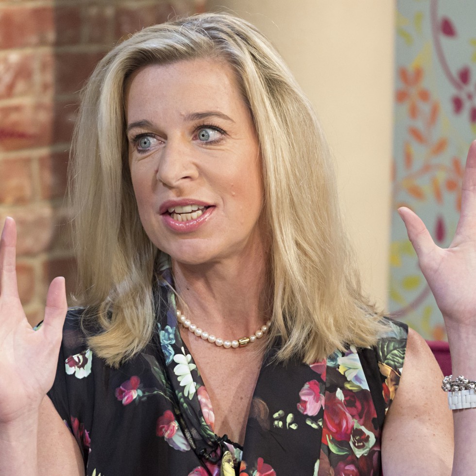 Katie Hopkins on 'This Morning' TV programme, London